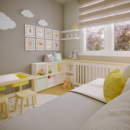 Projekt 148 - Pokój dziecka mieszkanie Piekary Śląskie - zdjęcie 1